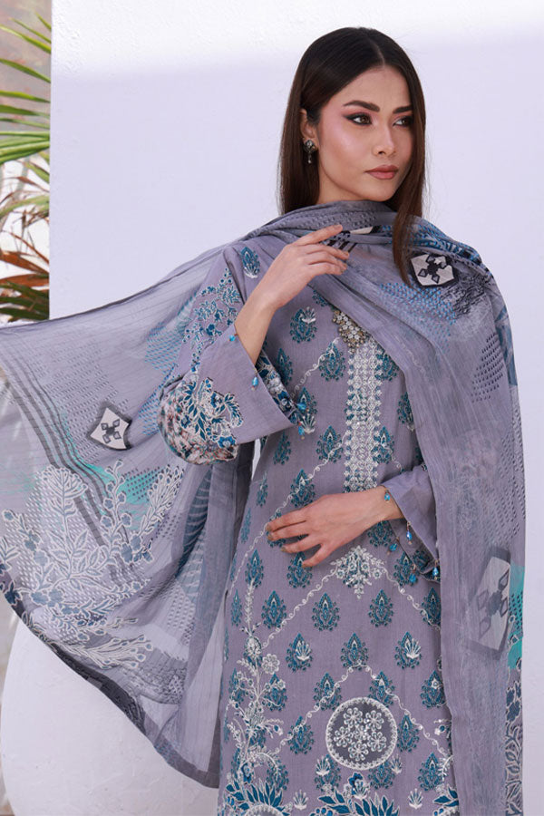 Mi Creation Motifz Lawn'24 (Grey)