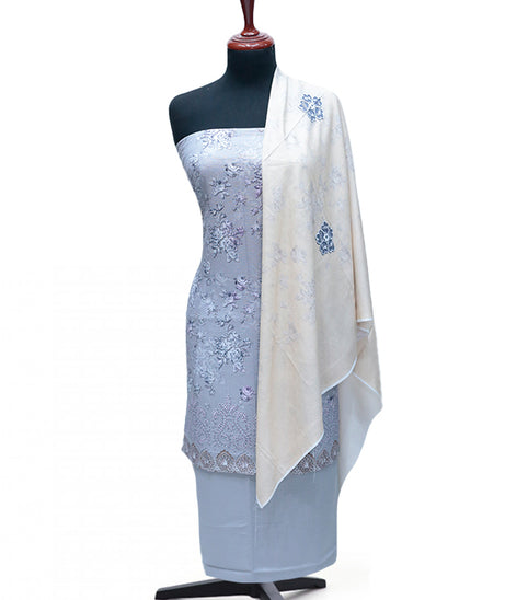 Mi Creation Print Karandi'24 D#3261 (Grey)