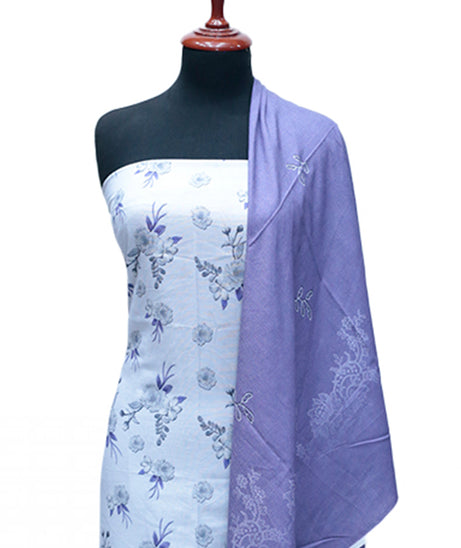 Mi Creation Print Karandi'24 D#3263 (Purple)
