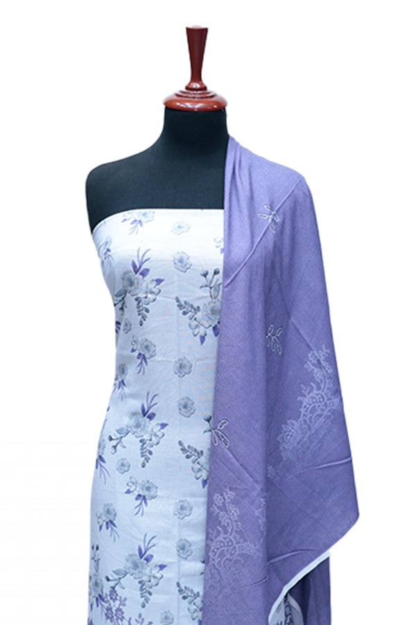 Mi Creation Print Karandi'24 D#3263 (Purple)