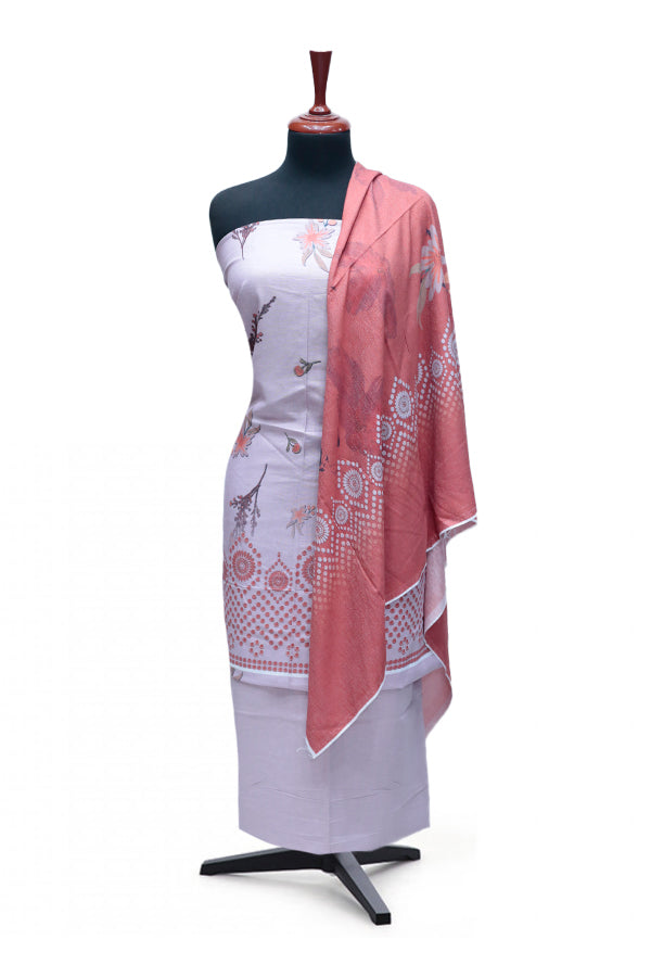 Mi Creation Print Karandi'24 D#3266 (LT Pink)