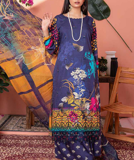 Mi Creation Rang-E-Ronak'24 D#1-Blue