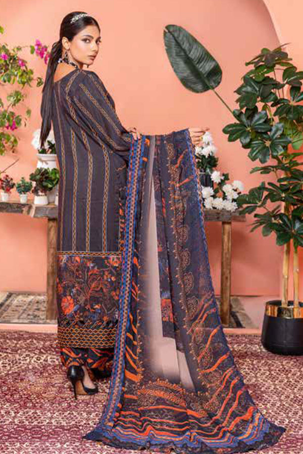 Mi Creation Rang-E-Ronak'24 D#1-Charcoal