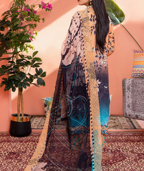 Mi Creation Rang-E-Ronak'24 D#1-D Peach