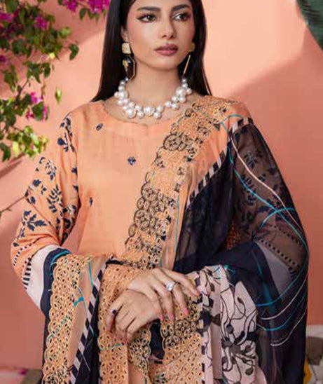 Mi Creation Rang-E-Ronak'24 D#1-D Peach