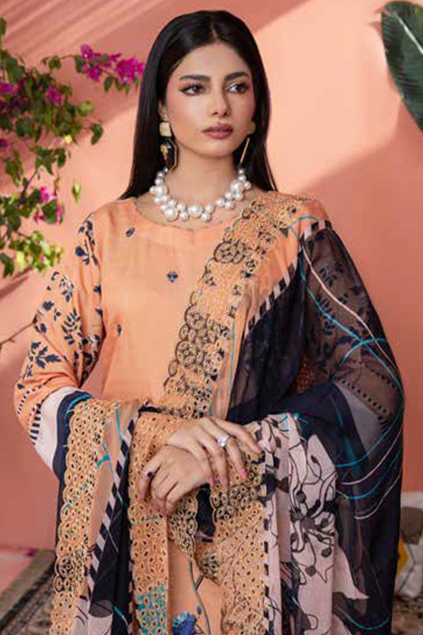 Mi Creation Rang-E-Ronak'24 D#1-D Peach