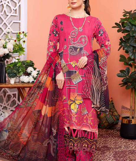 Mi Creation Rang-E-Ronak'24 D#1-D Pink