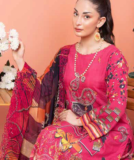 Mi Creation Rang-E-Ronak'24 D#1-D Pink