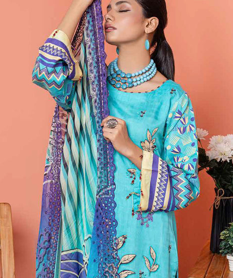 Mi Creation Rang-E-Ronak'24 D#1-Ferozi