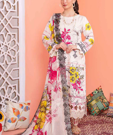 Mi Creation Rang-E-Ronak'24 D#1-Off White