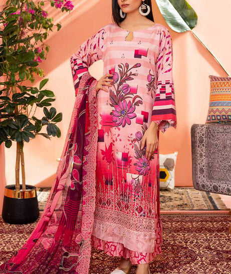 Mi Creation Rang-E-Ronak'24 D#1-Pink