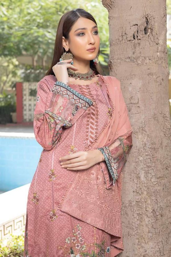 Mi Creation Safeena Digital Viscose`23 (Pink)