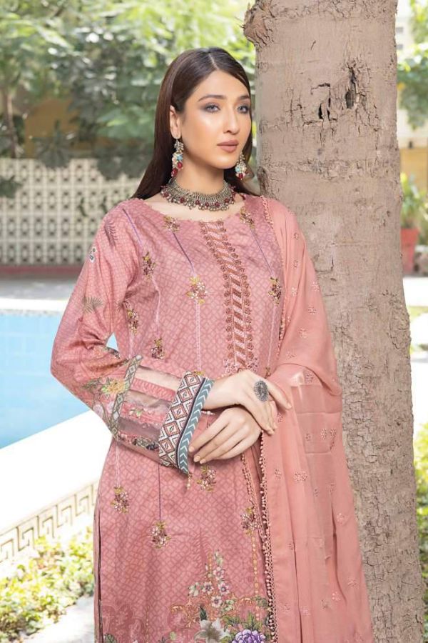 Mi Creation Safeena Digital Viscose`23 (Pink)