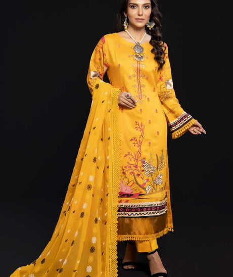 Mi Creation Zaha Digital Viscose`23 (Yellow)