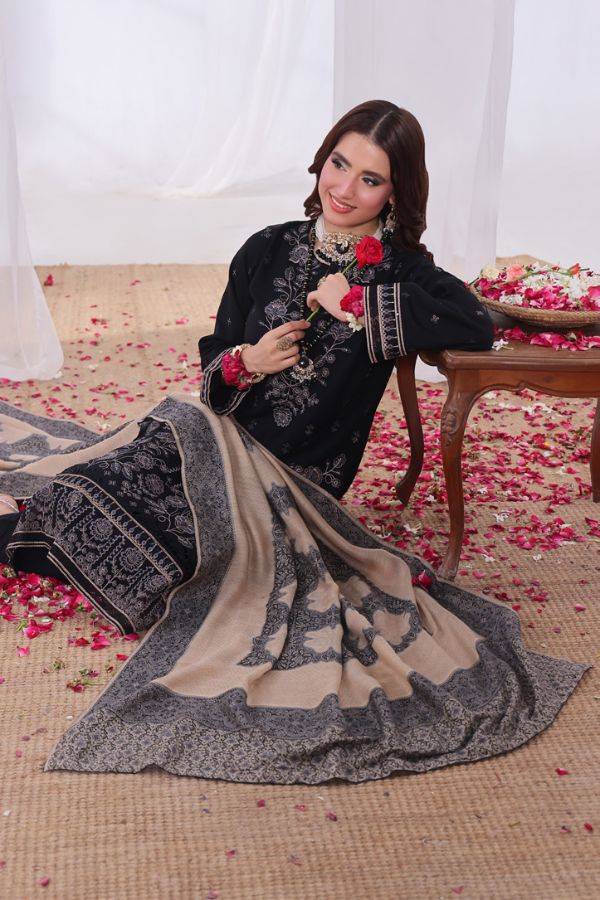 Mi Creation Alif Dhanak`25 D#1 (Black)