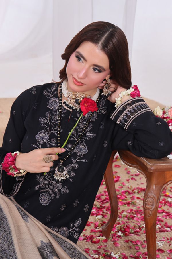 Mi Creation Alif Dhanak`25 D#1 (Black)