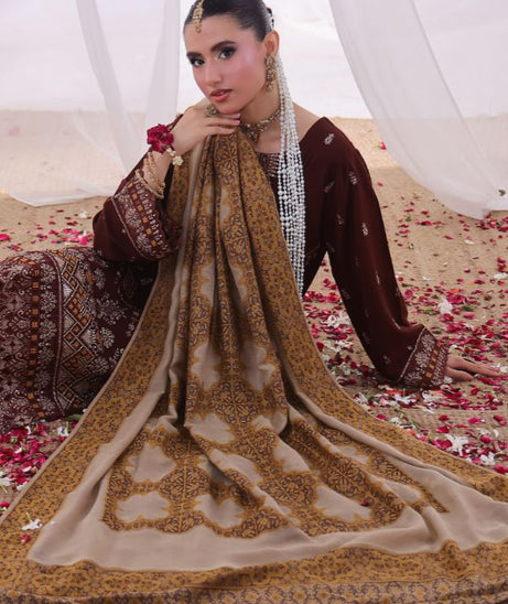 Mi Creation Alif Dhanak`25 D#1 (Brown)