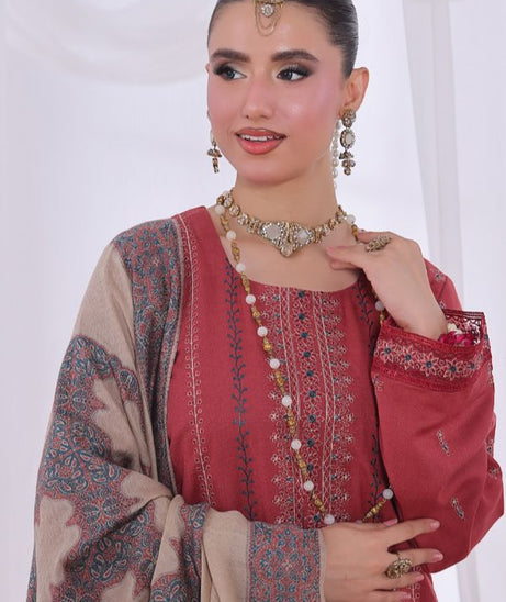 Mi Creation Alif Dhanak`25 D#1 (L Maroon)