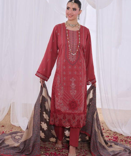 Mi Creation Alif Dhanak`25 D#1 (L Maroon)