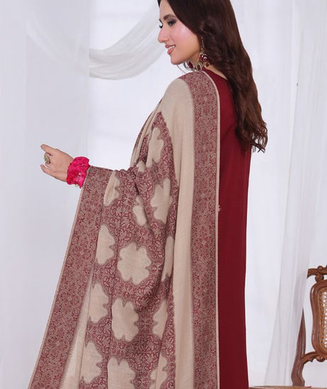 Mi Creation Alif Dhanak`25 D#1 (Maroon)