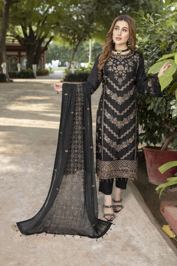 Mi creation Azure Emb Jac/Viscose`23 D#Black