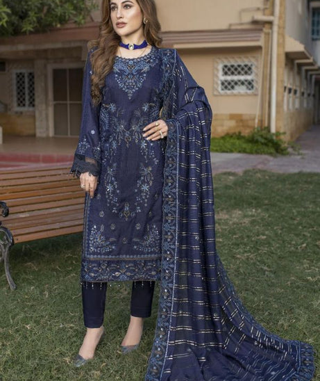 Mi creation Azure Emb Jac/Viscose`23 D#N Blue