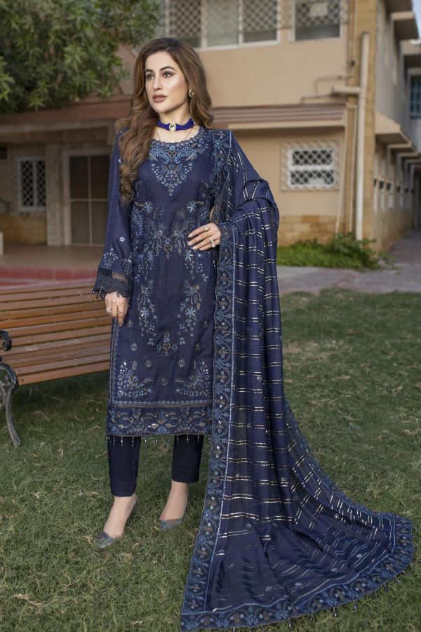Mi creation Azure Emb Jac/Viscose`23 D#N Blue