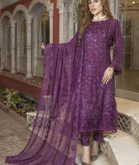 Mi creation Azure Emb Jac/Viscose`23 D#Purple