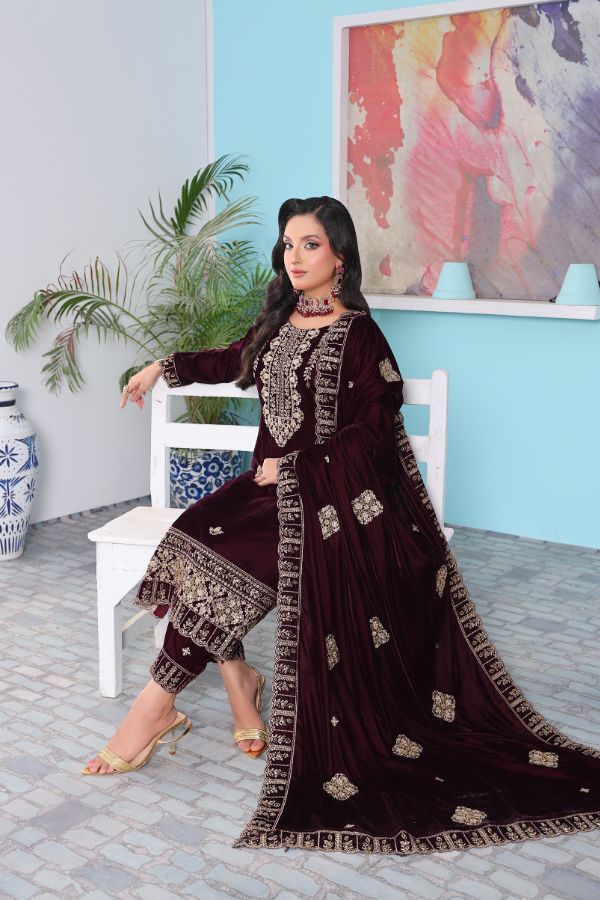 Mi Creation Cut Dana Velvet`25 (Vol-2) D#4