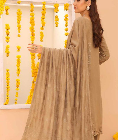 Mi Creation Gul Afshan J/Shawl`24 D#1 (Brown)