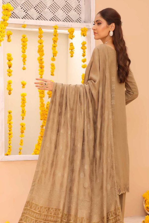 Mi Creation Gul Afshan J/Shawl`24 D#1 (Brown)