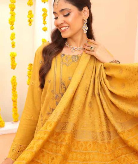 Mi Creation Gul Afshan J/Shawl`24 D#1 (Golden)