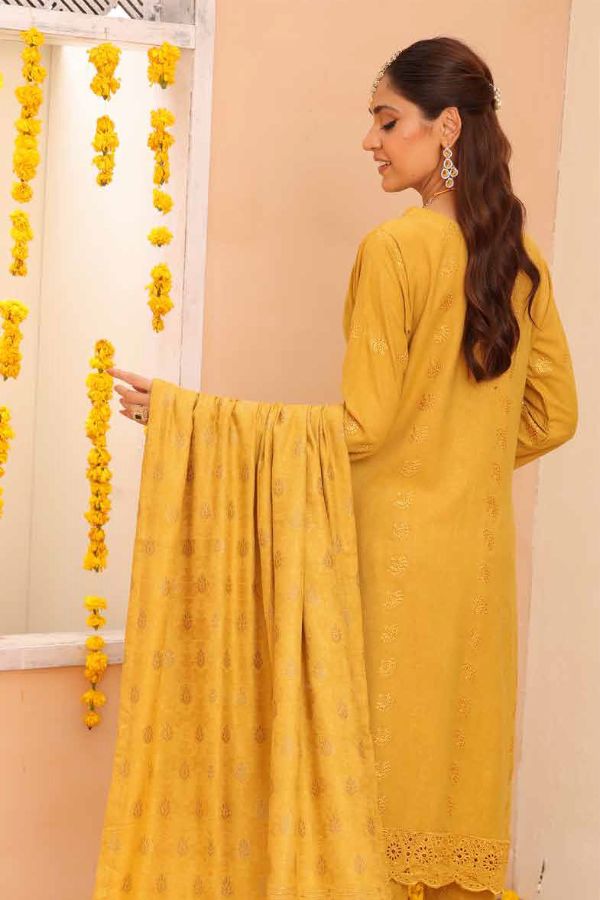 Mi Creation Gul Afshan J/Shawl`24 D#1 (Golden)
