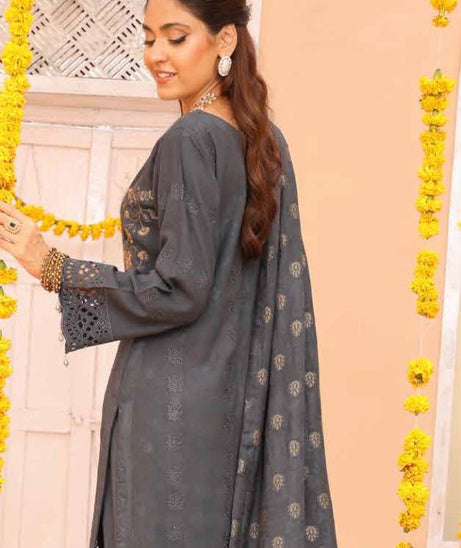 Mi Creation Gul Afshan J/Shawl`24 D#1 (D Grey)