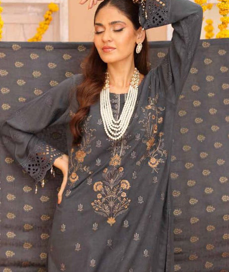 Mi Creation Gul Afshan J/Shawl`24 D#1 (D Grey)