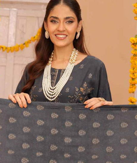 Mi Creation Gul Afshan J/Shawl`24 D#1 (D Grey)