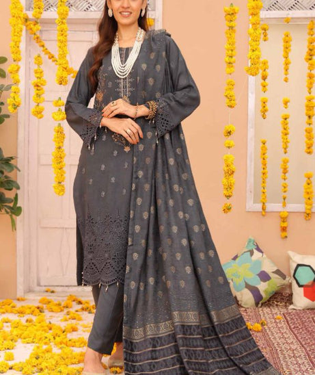 Mi Creation Gul Afshan J/Shawl`24 D#1 (D Grey)