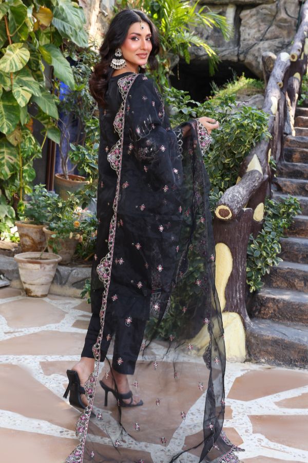 Mi Creation Iris L-Organza`25 D#01 Black