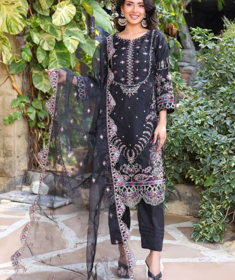 Mi Creation Iris L-Organza`25 D#01 Black