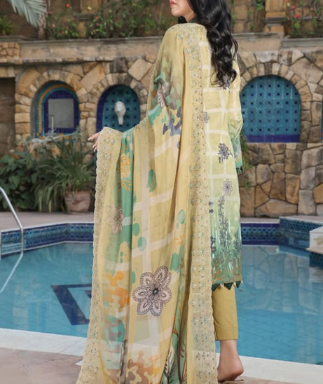 Mi Creation Kinara Digital Lawn`24 Golden