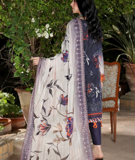 Mi Creation Kinara Digital Lawn`24 N-Blue