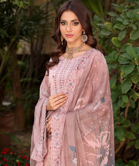 Mi Creation Kinara Digital Lawn`24 Peach