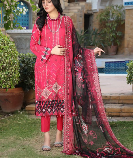 Mi Creation Kinara Digital Lawn`24 Sh-Pink