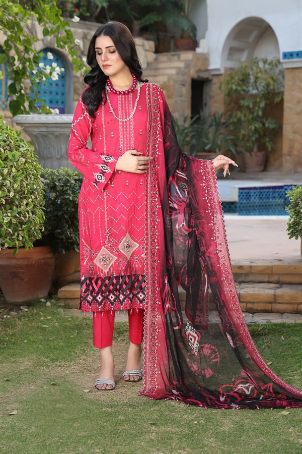 Mi Creation Kinara Digital Lawn`24 Sh-Pink