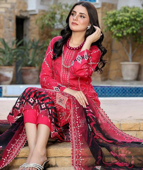 Mi Creation Kinara Digital Lawn`24 Sh-Pink
