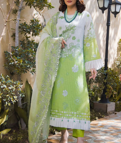 Mi Creation Leno Kara Dobby'24 (Apple Green)