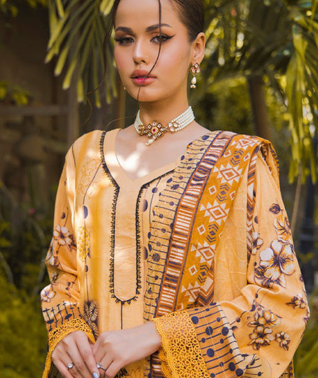 Mi Creation Leno Kara Dobby'24 (D Peach)