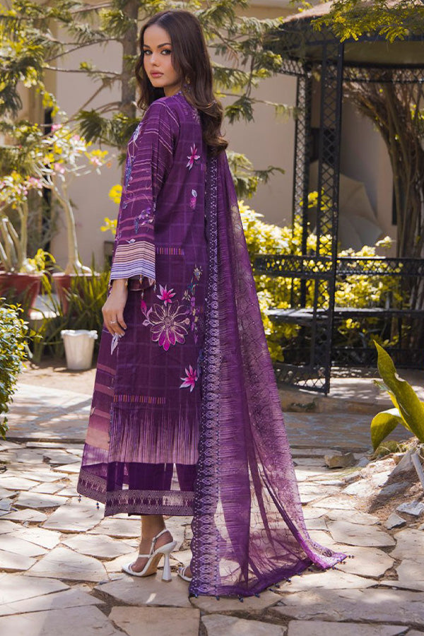Mi Creation Leno Kara Dobby'24 (Purple)
