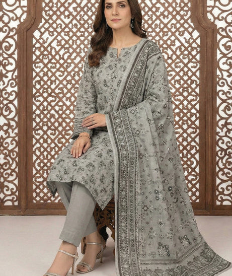 Mi Creation M/Collection Lawn'26 D#1 (Grey)