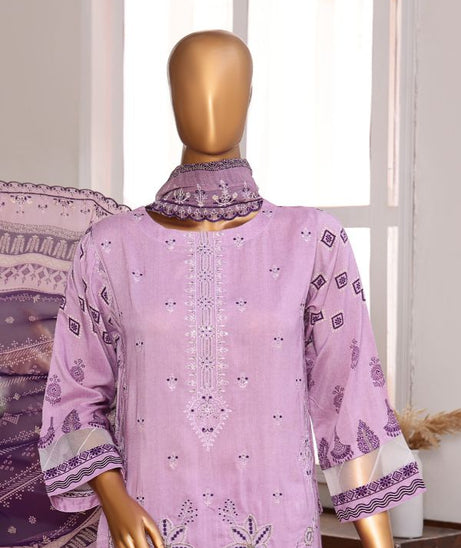 Mi Creation Pareesa Viscose`25 D#1 (L Purple)